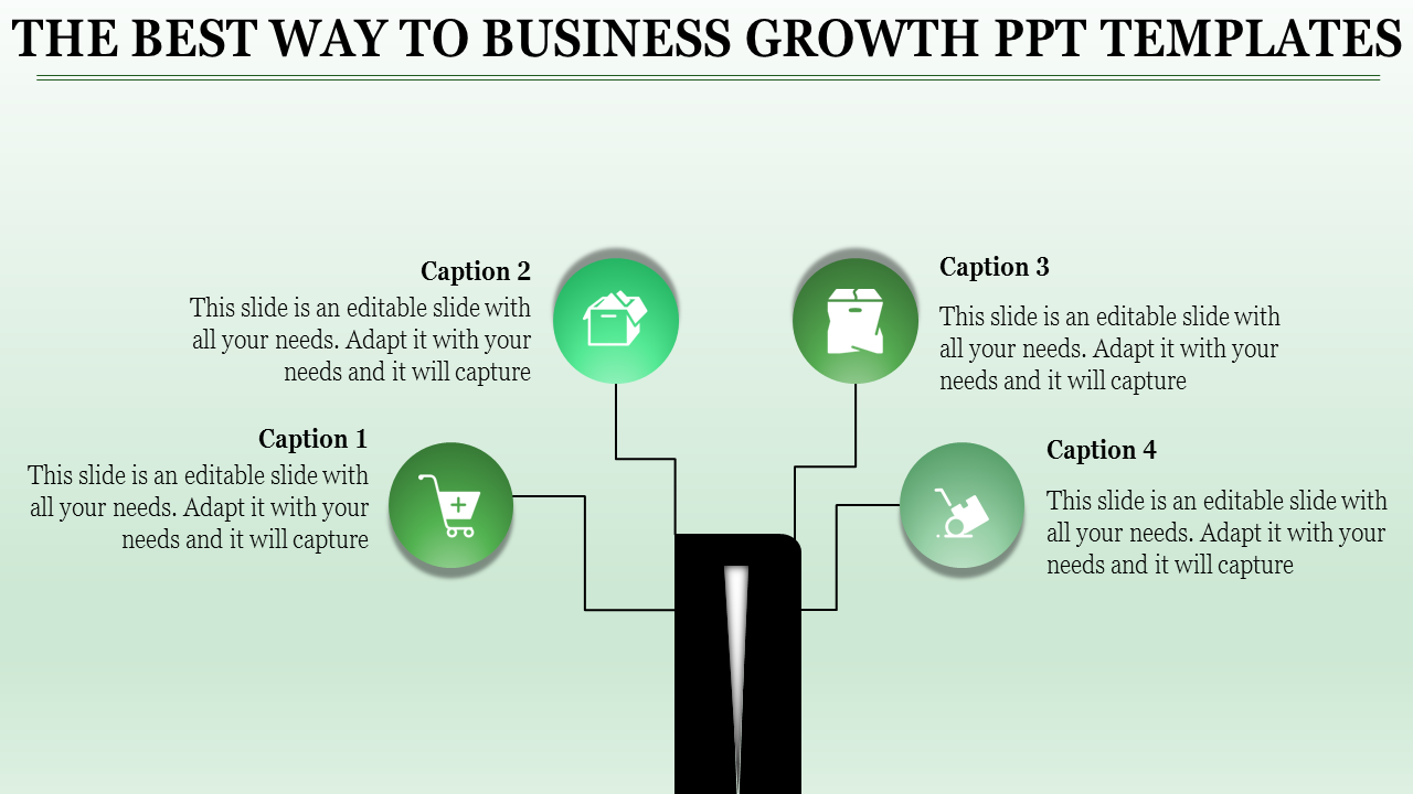 Business Growth PowerPoint Template And Google Slides